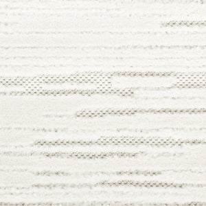 HomeRoots 8' Ivory Geometric Area Rug - Modern Design for Stylish Living Spaces, Easy Maintenance & Durability 9' X 12' 569794