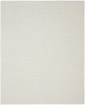 HomeRoots 8' Ivory Geometric Area Rug - Modern Design for Stylish Living Spaces, Easy Maintenance & Durability 9' X 12' 569794