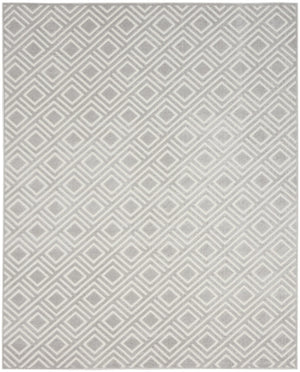HomeRoots 9' Gray Geometric Area Rug - Stylish, Durable Design for Modern Spaces | Perfect for Living & Dining Rooms 9' X 12' 569797