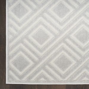 HomeRoots 9' Gray Geometric Area Rug - Stylish, Durable Design for Modern Spaces | Perfect for Living & Dining Rooms 9' X 12' 569797