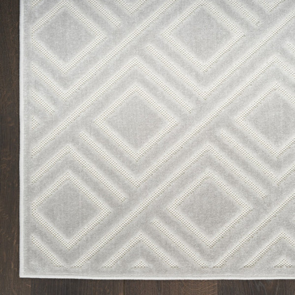 HomeRoots 9' Gray Geometric Area Rug - Stylish, Durable Design for Modern Spaces | Perfect for Living & Dining Rooms 9' X 12' 569797