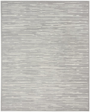 Homeroots 9' X 12' Gray Geometric Area Rug  Polypropylene 569798