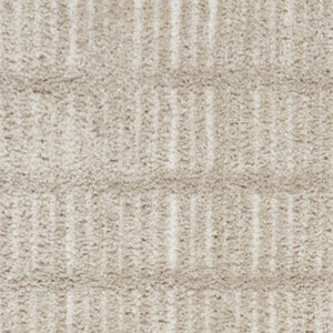 Homeroots 10' Ivory And Gray Geometric Runner Rug - Stylish, Durable, Stain-resistant For Hallways And More  Polyester 569814