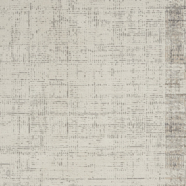 Homeroots 4' X 6' Ivory And Gray Abstract Area Rug  Polypropylene 569824