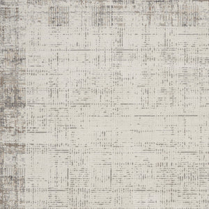 Homeroots 8' X 10' Ivory And Gray Abstract Area Rug  Polypropylene 569826