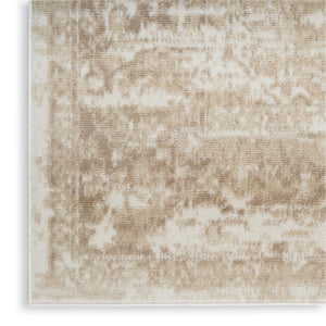 HomeRoots 7' Elegant Ivory Floral Area Rug – Timeless Power Loom Design for Cozy Living Spaces & Decor 7' X 10' 569856