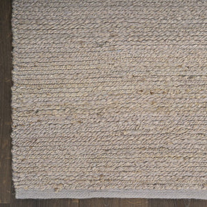 HomeRoots 4' Hand Woven Gray Jute Area Rug - Artisan Crafted, Durable, Natural Texture for Stylish Home Decor 4' X 6' 569876