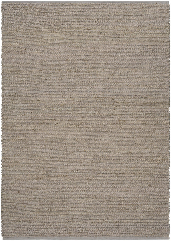HomeRoots 4' Hand Woven Gray Jute Area Rug - Artisan Crafted, Durable, Natural Texture for Stylish Home Decor 4' X 6' 569876