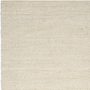 Homeroots 4' X 6' Ivory Jute Hand Woven Area Rug  Jute 569877