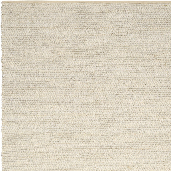 Homeroots 4' X 6' Ivory Jute Hand Woven Area Rug  Jute 569877