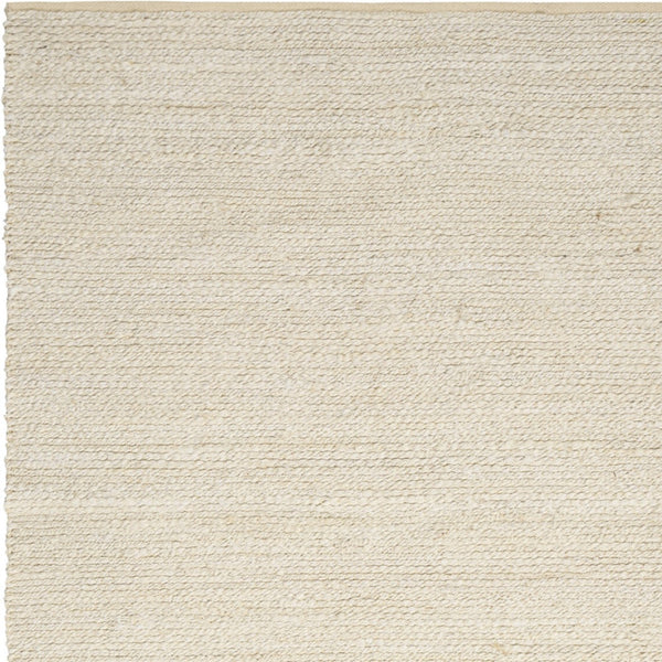 Homeroots 4' X 6' Ivory Jute Hand Woven Area Rug  Jute 569877