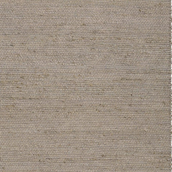HomeRoots 4' Hand Woven Gray Jute Area Rug - Artisan Crafted, Durable, Natural Texture for Stylish Home Decor 5' X 7' 569881