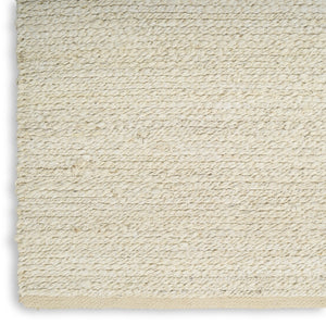 HomeRoots 4' Hand Woven Ivory Jute Area Rug - Timeless Texture for Entryways, Bedrooms, and Coastal Decor 5' X 7' 569882