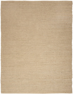 HomeRoots 7' Hand-Woven Beige Jute Area Rug - Eco-Friendly, Durable Design for Elegance in Any Living Space 7' X 10' 569886