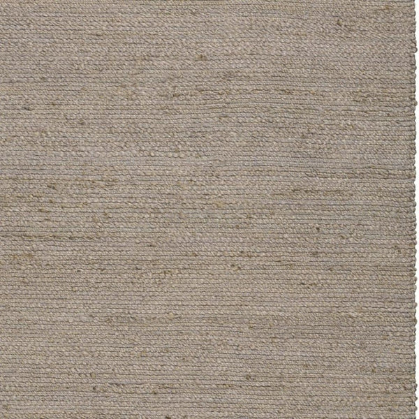 HomeRoots 4' Hand Woven Gray Jute Area Rug - Artisan Crafted, Durable, Natural Texture for Stylish Home Decor 8' X 10' 569887