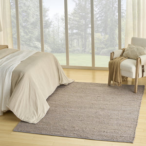 Homeroots 8' X 10' Gray Jute Hand Woven Area Rug  Jute 569887