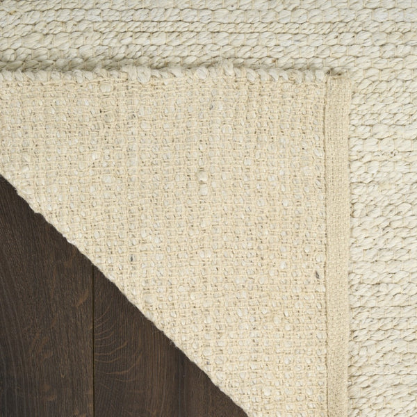 HomeRoots 4' Hand Woven Ivory Jute Area Rug - Timeless Texture for Entryways, Bedrooms, and Coastal Decor 8' X 10' 569888
