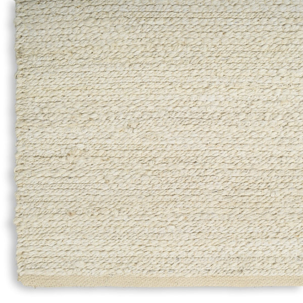 HomeRoots 4' Hand Woven Ivory Jute Area Rug - Timeless Texture for Entryways, Bedrooms, and Coastal Decor 8' X 10' 569888