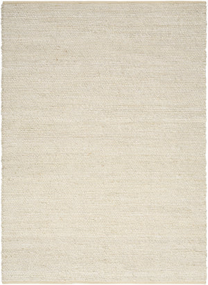 Homeroots 8' X 10' Ivory Jute Hand Woven Area Rug  Jute 569888