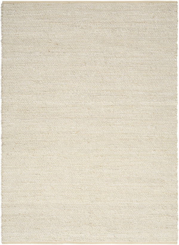 Homeroots 8' X 10' Ivory Jute Hand Woven Area Rug  Jute 569888