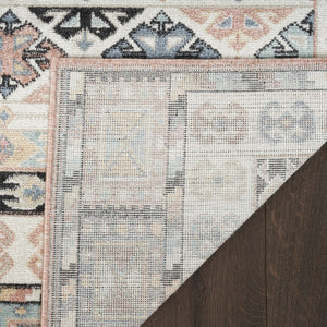 Homeroots 8' X 10' Ivory Tan & Black Geometric Flatweave Area Rug – Stylish, Durable & Stain-resistant Design!  Polyester 569915