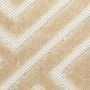 HomeRoots 4' Ivory Wool Area Rug - Modern Geometric Design for Warmth and Style in Any Room or Space 4' X 6' 569921