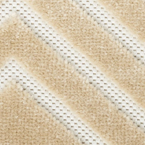 HomeRoots 4' Ivory Wool Area Rug - Modern Geometric Design for Warmth and Style in Any Room or Space 5' X 7' 569926