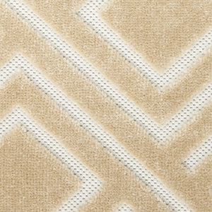 HomeRoots 4' Ivory Wool Area Rug - Modern Geometric Design for Warmth and Style in Any Room or Space 5' X 7' 569926