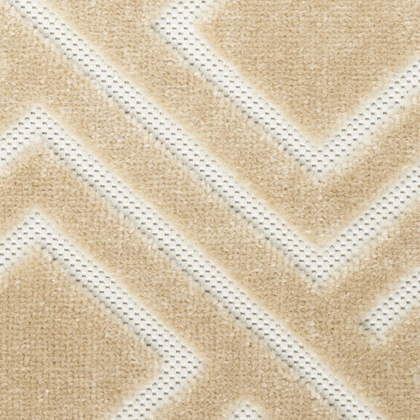 HomeRoots 4' Ivory Wool Area Rug - Modern Geometric Design for Warmth and Style in Any Room or Space 5' X 7' 569926