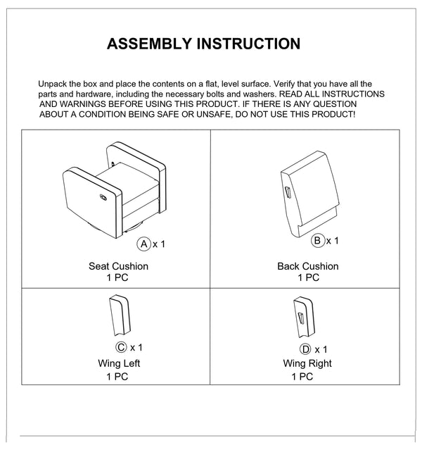 English Elm Contemporary swivel glider recliner chair with manual motion, tufted wingback cushion, cozy living seat LIGHT GREY 31 L x 29 W x 27 H B011P184989