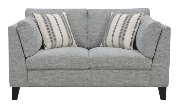 English Elm Wallace & Bay - Gray Loveseat – Urban Contemporary Design, Durable Upholstery, Perfect For Small Spaces & Comfort B361P384461-GIGA