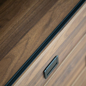 English Elm Tall Armoire Wardrobe: Stylish Farmhouse Clothing Storage With Sliding Barn Door, Drawers & Shelves W1321S00021-GIGA