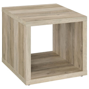 English Elm Hermosa Rustic Open Shelf Coffee and End Table Set for Farmhouse Living Rooms B062S01527