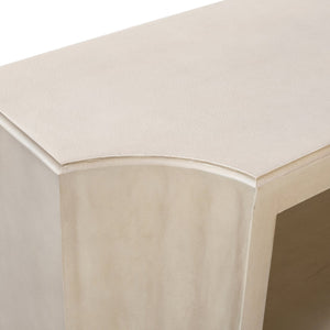 Crestview Collection Console_Sofa Elegant Mango Wood Console Table With Open Shelf - No Assembly, Perfect For Any Space! Beige Solid Wood Cvfnr4822