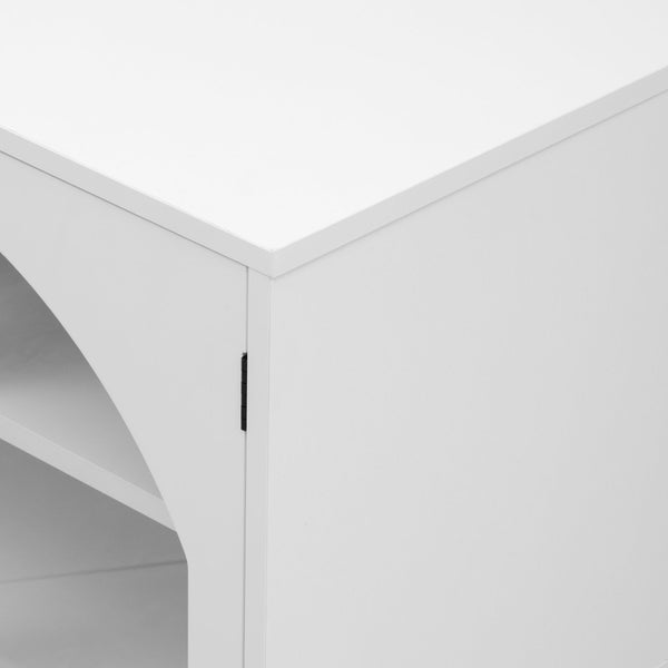 English Elm Vibe 68.9'' Modern Minimalist Tv Stand For 75'' Tvs, Stylish Entertainment Center With Storage Solutions N724P284467K-GIGA