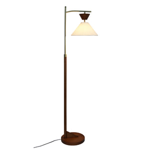 English Elm Ashcroft Furniture - Contemporary Floor Lamp Zensa - Stylish Brown Light For Cozy Living Room, Bedroom & Office Decor B183P315130
