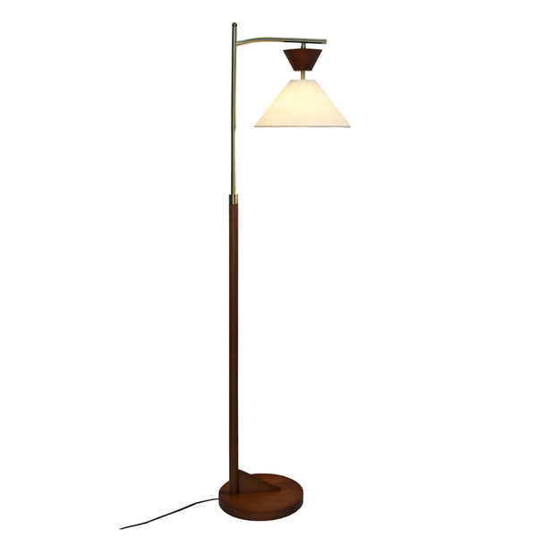 English Elm Ashcroft Furniture - Contemporary Floor Lamp Zensa - Stylish Brown Light For Cozy Living Room, Bedroom & Office Decor B183P315130