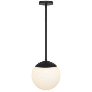 English Elm 10 Inch Etched Frosted Globe Led Pendant Light Dimmable for Kitchen or Hallway B370P399169