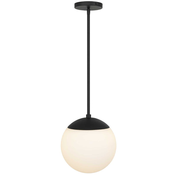English Elm 10 Inch Etched Frosted Globe Led Pendant Light Dimmable for Kitchen or Hallway B370P399169