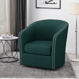 Christopher Knight Home® - Noble House - Maya Contemporary Fabric Swivel Chair