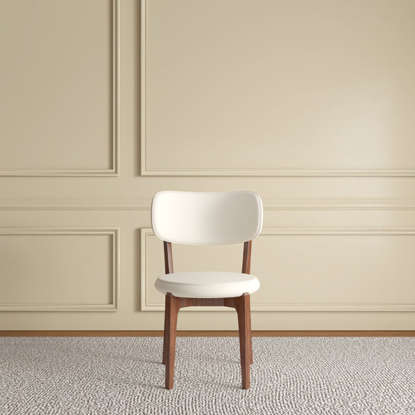 English Elm Set of 2 Plush Velvet Dining Chairs with Solid Wood Frame, Vertical Backrest, Sturdy Modern Comfort and Easy Assembly Orange W2700P333978