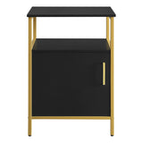 OSP Home Furnishings Modern Life Utility Table Black