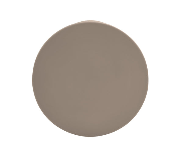 English Elm Contemporary Prince Stool Beige - Versatile Compact Side Table & Comfortable Stool with Durable Build and Rounded Safety Edges W370P146491