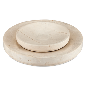 Grecco Marble Low Bowl Set of 2