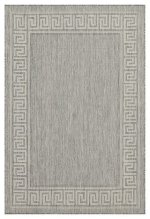 English Elm Sunshine Silver 7 Ft. 10 In. X 10 Ft. 3 In. Versatile Indoor/Outdoor Area Rug - Durable & Stylish Choice B186P198859-GIGA