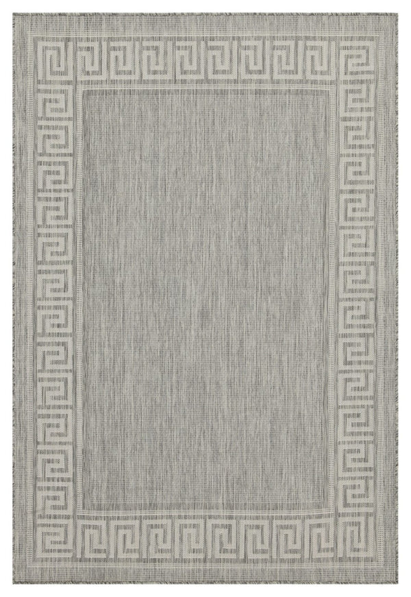 English Elm Sunshine Silver 2'7" X 7'3" Indoor/Outdoor Area Rug - Durable, Stain-Resistant, Kid & Pet Friendly B186P198861-GIGA