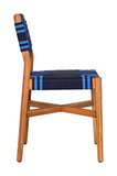 Serene Dining Chair Blue 704033 Zuo Modern