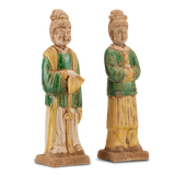 Tang Dynasty Palace Servants Set of 2