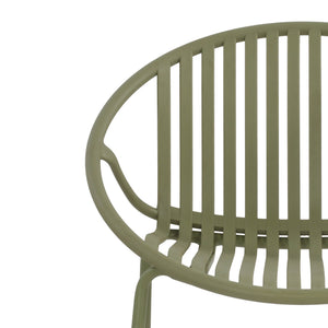English Elm Christopher Knight Home® - 7 Expandable Outdoor Dining Set with Acacia Table & Stackable Chairs, Durable Metal Frame, Patio Black,Green N768P192555G_6_74381.00