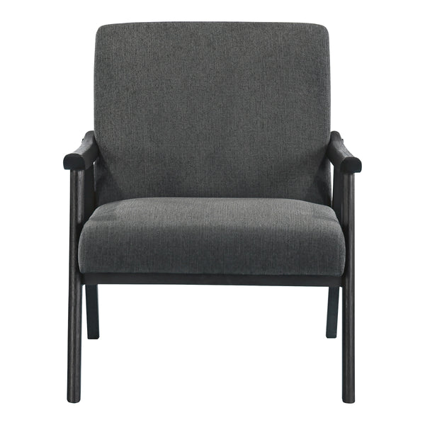 OSP Home Furnishings Weldon Armchair Charcoal